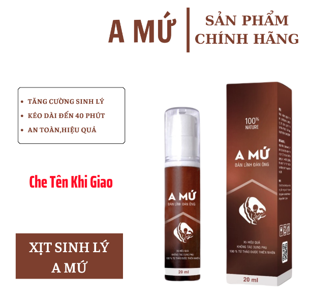 Xịt A Mứ Chính Hãng – Kéo Dài Thời Gian Hơn 30 Phút