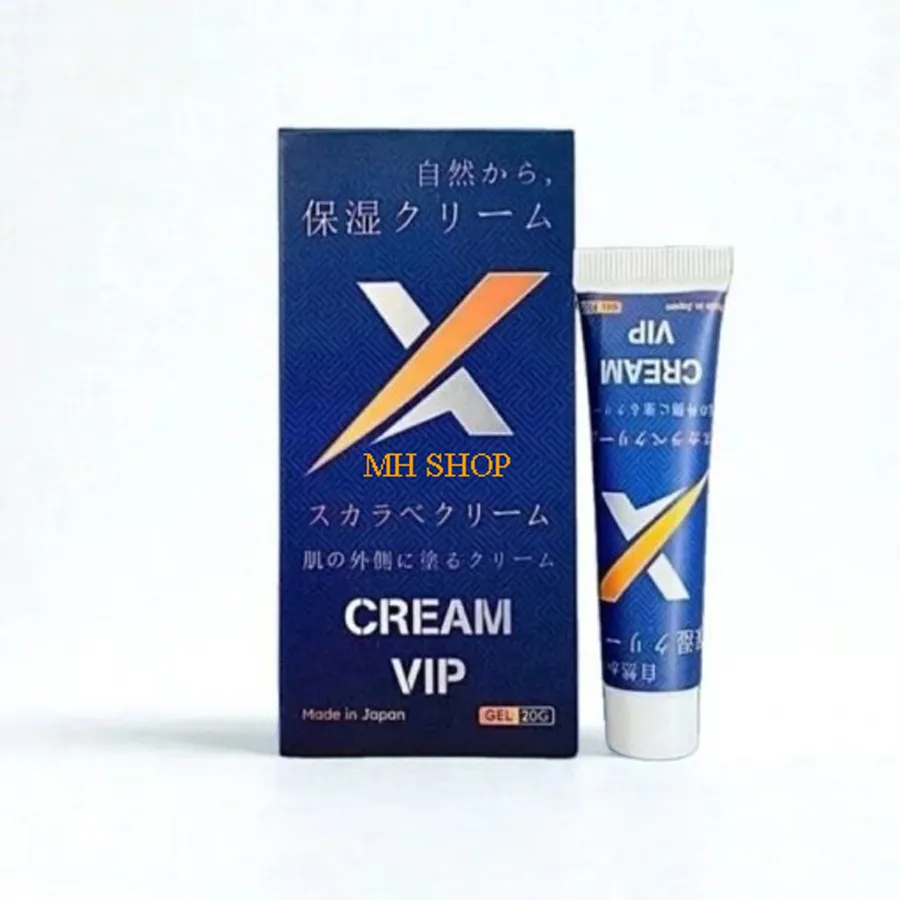 Kem Vip Nhật Chính Hãng – X Cream Vip Japan 20g Kéo Dài Thời Gian Hiệu Quả Cho Nam Giới, X Cream Vip Japan
